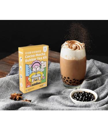 Tokimeki Cocoa Mocha Bubble Tea Kit 255g - Easy Home Preparation Enjoy Hot or Cold Perfect for Relaxation & Parties - Buy Online on SooperMarket.com