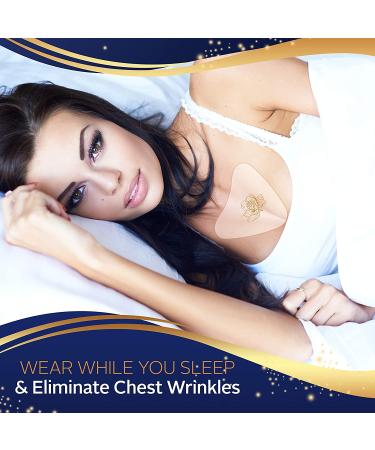 PureSkin Chest Wrinkle Pads - 3 Pack | Silicone Decollete Anti-Wrinkle Patches for Chest | Reusable & Comfortable Sleeping Chest Wrinkle Pads - Buy Online on SooperMarket.com