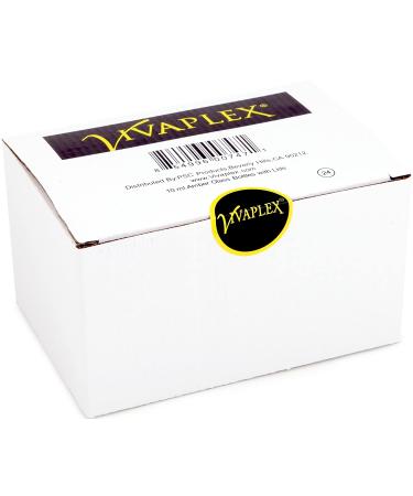Vivaplex 24 Amber 10ml Glass Bottles with Lids - 1/3 oz Set - Buy Online on SooperMarket.com