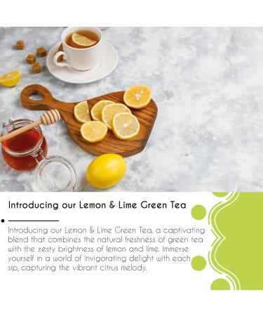 Thames Tea | Premium Flavoured Loose Leaf Tea | Fruit & Herbal Blend | Luxury British Tea Experience | Tubebox (Lemon & Lime Green Tea) - Buy Online on SooperMarket.com