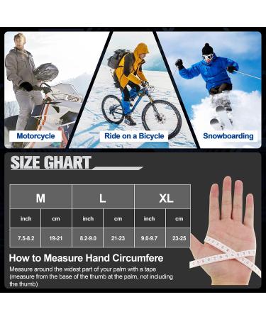 Waterproof Winter Gloves | Touchscreen Ski & Bicycle Gloves for Men & Women - Perfect for Riding Running Hiking & Cycling - Buy Online on SooperMarket.com