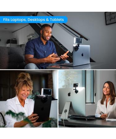 Lume Cube Video Conference Lighting Kit | Remote Working Lighting Accessory | Adjustable Brightness & Color Temperature | Laptop Mount Included - Buy Online on SooperMarket.com