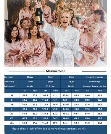 BESDEL Women's Satin Silk Short Kimono Robe - Champagne - Buy Online on SooperMarket.com