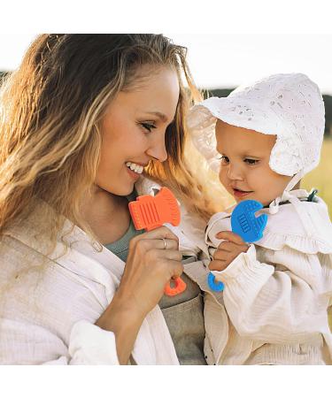TYRY.HU BPA Free Silicone Teething Toys - Baby Toothbrush Teether Chew Toy Set for Newborns - 4pcs (C) - Buy Online on SooperMarket.com