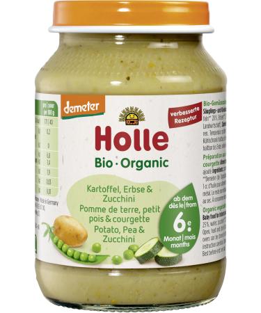 Holle Organic Potato Pea & Zucchini (6 x 190 gr)