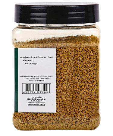 Zayd Organics USDA Organic Methi Fenugreek Seeds Whole 21oz (595g) - Buy Online on SooperMarket.com