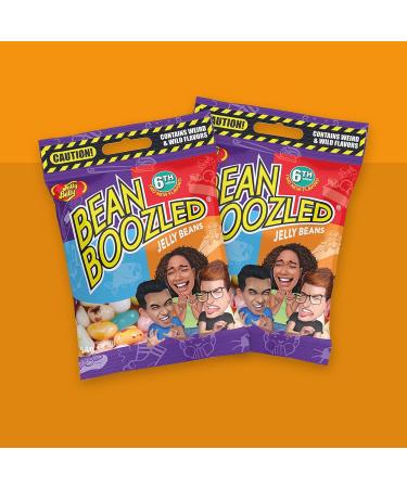 Jelly Belly Beans Boozled Wheel of Fortune Set - 6th Gen 100g + 2x54g Bags | Disgusting Taste Duels for Parties & Game Nights - Buy Online on SooperMarket.com