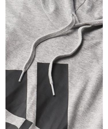 adidas Men's Essentials Logo Hoodie X-Large Tall - Medium Grey Heather/Black - Buy Online on SooperMarket.com