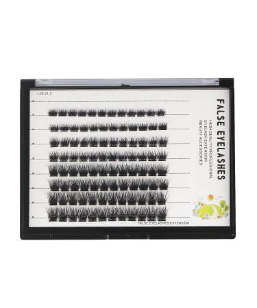 Bodermincer 96pcs Mixed D Curl Wide Cluster Individual Lashes - 3D Russian Volume Mink Super Cluster Eyelash Extensions - Buy Online on SooperMarket.com