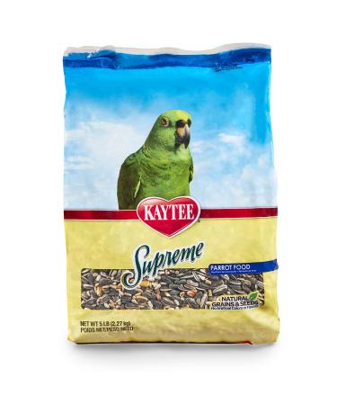 Kaytee Supreme Parrot Food 5 Pound (Pack of 1)