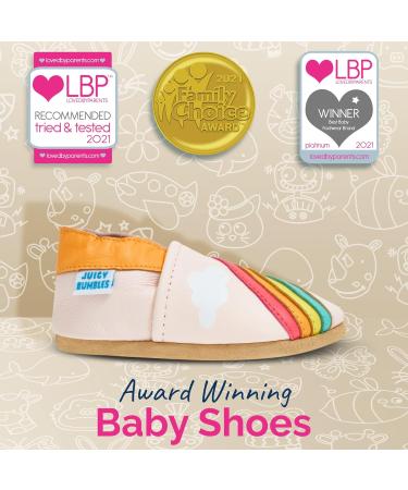 Soft Sole Leather Baby Walking Shoes 2-3 Years Rainbow - Unisex Baby Shoes - Buy Online on SooperMarket.com