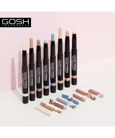 Gosh Mineral Waterproof Eye Shadow Pen - Creamy Long-Lasting Color in 001 Pearly White - Easy Application & Perfume-Free - Buy Online on SooperMarket.com
