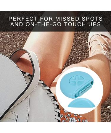 3-in-1 Portable Hair Removal for Women | Travel-friendly Epilator & Razor | Manual Hair Clipping (Blue) - Buy Online on SooperMarket.com