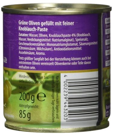 Buy Feinkost Dittmann Garlic Cream Filled Olives - 8 x 85g | International Shipping Available - Buy Online on SooperMarket.com