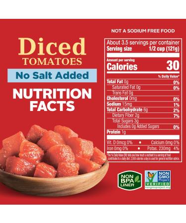 Hunt's Diced Tomatoes No Salt Added 14.5 oz - Buy Online Now - Buy Online on SooperMarket.com