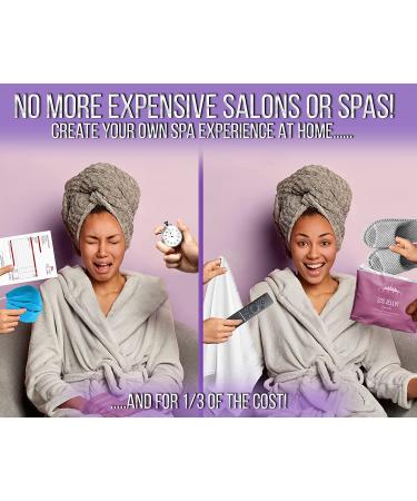 Jelly Pedicure Packs - Moisturizing Lavender Foot Soak for Dry Cracked Feet | Spa Pedi Soak with Salts for Relaxing Sore Feet - Buy Online on SooperMarket.com