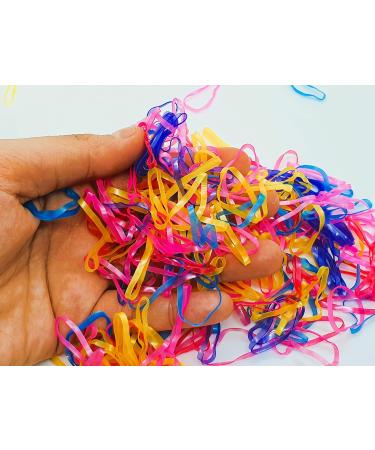 700 PCS Multi Colour Small Elastic Hair Bands - Hair Accessories for Women and Kids - Buy Online on SooperMarket.com