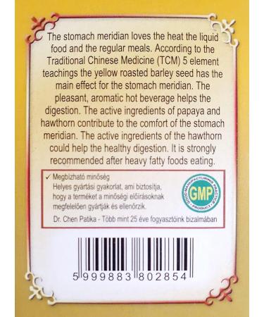 Dr Chen Stomach Meridian Natural Traditional Herbal Tea Blend Digestion Health 20 Teabags - Buy Online on SooperMarket.com