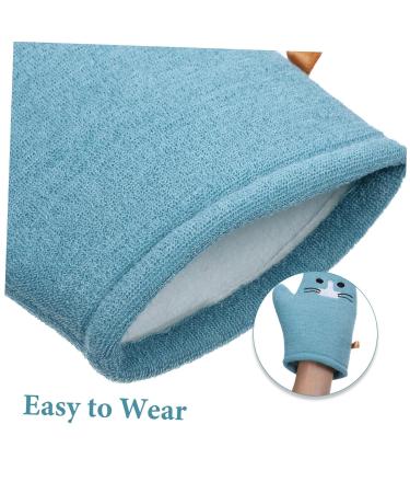 Housoutil 10 Pairs Cartoon Body Scrubbing Mitts - Child Bath Wipes & Sponge Shower Supplies for Clean & Fun Bath Time - Buy Online on SooperMarket.com