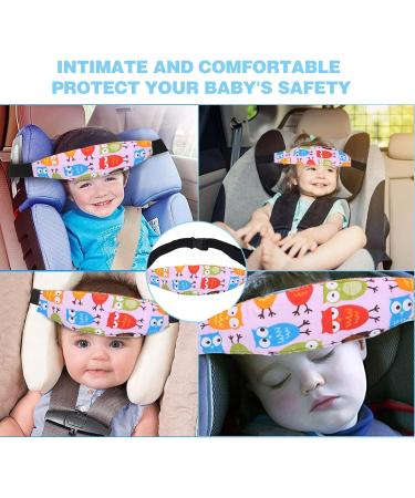 Baby Kids Safety Head Support Band for Car Seat - Pink - Buy Online on SooperMarket.com