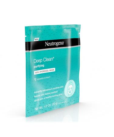 Neutrogena Deep Clean Purifying Hydrating Hydrogel Mask - 12 Pack, 1 Ounce Each - Buy Online on SooperMarket.com