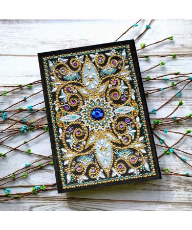 Huacan Diamond Painting Cover Notebook Journal for A5 60 Pages Christmas Gifts