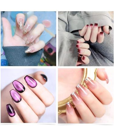Natural False Nails 500 Pieces French Acrylic Nails Artificial Fake Nails False Nail Tip 10 Sizes With Box for Women Girls - Buy Online on SooperMarket.com