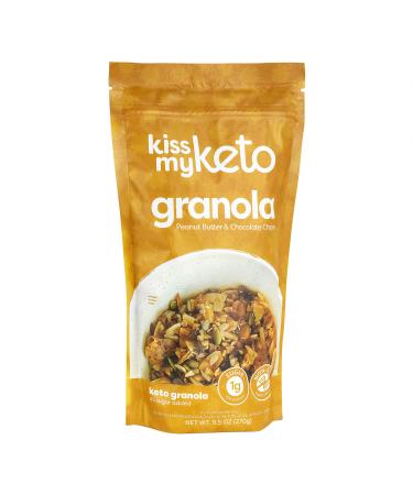 Kiss My Keto Keto Granola Peanut Butter & Chocolate Chips 9.5 oz (270 g)