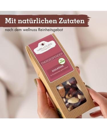 Wellnuss Ladiesnight Premium Gift Set for Women | Vegan Nut Snacks in Birch Wood Box | Perfect Gift Idea for Girlfriend Mother & Sister - Buy Online on SooperMarket.com