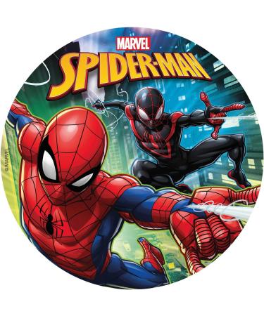 Dekora - Spiderman Birthday Cake Decorating Edible Disc Spiderman cake toppers - 20 Cm 236040 20 cm Spiderman - Buy Online on SooperMarket.com
