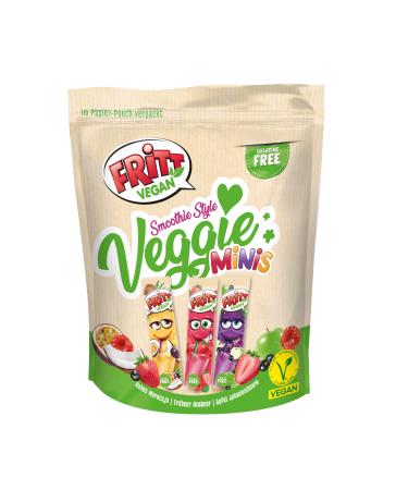 FRITT Vegan Smoothie Style-Mix Minis 135g 100% Vegan Mini chewy candy strips for all smoothie lovers
