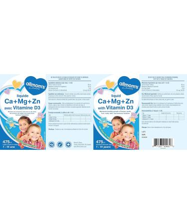 Kids Multivitamin - Calcium Magnesium Zinc with Vitamin D Tasty Even for Picky Eaters Age 1 to 14 Years Essential for Growth Strong Bones Immunity Kids Feel Calm And Relaxed - Allmom's Choice - Buy Online on SooperMarket.com