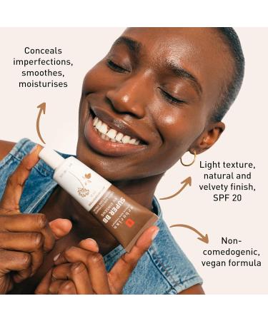 Erborian Super BB Cream with Ginseng SPF 20 - High Coverage Tinted Corrector - Korean Cosmetics Caramel 15ml - Buy Online on SooperMarket.com