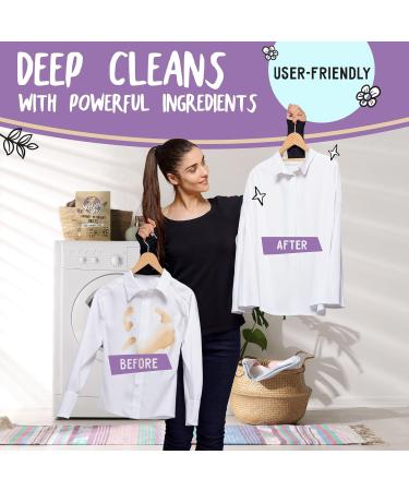 Eco-Friendly Laundry Detergent Sheets - Space-Saving Lavender Soap Strips for 80 Loads | Mess-Free Travel-Friendly Efficient Cleaning - Buy Online on SooperMarket.com