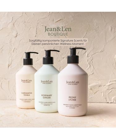 Jean & Len Heavenly Hand & Body Balm - Rosemary & Ginger - Organic Argan Oil & Shea Butter - Paraben & Silicone Free - 500ml - Buy Online on SooperMarket.com