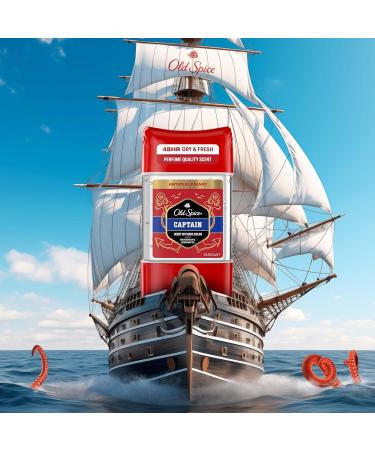 Old Spice Captain Antiperspirant Deodorant Stick for Men - 70ml | Long-Lasting Freshness | International Shipping Available - Buy Online on SooperMarket.com