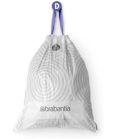 Brabantia Perfectfit Multipack Garbage Bags - Extra Strong 15L/20L 120 Bags White - Code D - 6 Rolls - Buy Online on SooperMarket.com