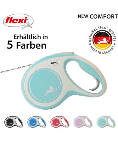 Buy Flexi Dog Leash - Extendable with Soft Handle | 3m 5m 8m | Light Blue | Up to 20 kg | Fast International Shipping - Buy Online on SooperMarket.com