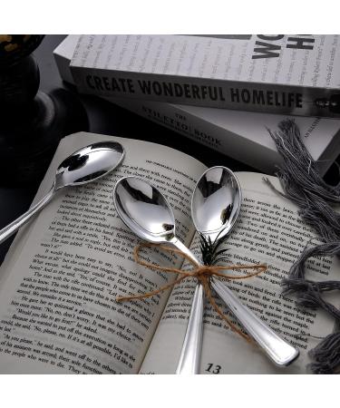 Liacere 200PCS Silver Disposable Spoons - Heavy Duty Silver Dessert Spoons for Wedding & Party - 6.7inch - Buy Online on SooperMarket.com