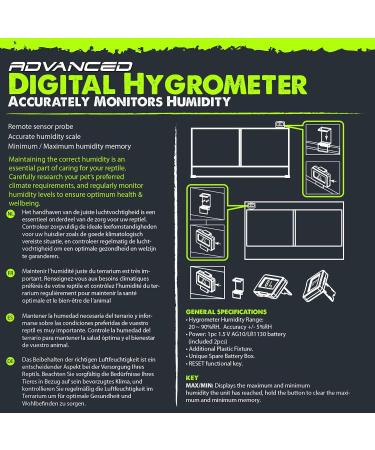 Komodo Advanced Digital Hygrometer - Buy Online on SooperMarket.com