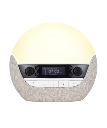 Lumie Bodyclock Luxe 700FM - Light alarm clock FM radio Bluetooth speaker & low blue light for bedtime