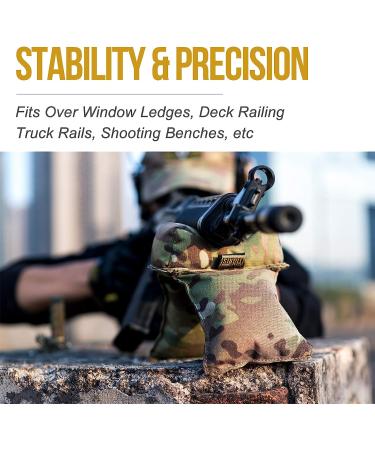 OneTigris Shooting Rest Bag - Filled Rear Sandbag for Rifles & Hunting in Multicam - Buy Online on SooperMarket.com