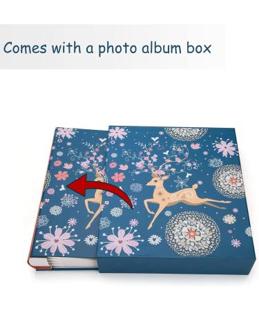 Vintage Aior Photo Album - 200 Photo Insert Book (10x15 / 11.5x16.5) for Weddings Family & Baby Memories - Perfect Birthday Gift - Buy Online on SooperMarket.com