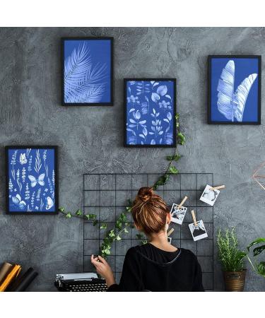 Cyanotype Paper Sun Art Kit - 60 Sheets, High Sensitive Solar Activated Paper for Nature Printing, Arts and Crafts - 5.8 x 8.3 Inch - Buy Online on SooperMarket.com