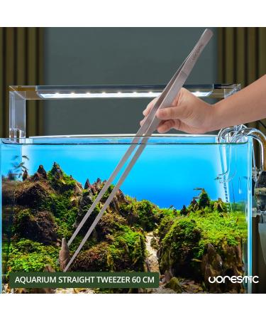VORESTIC Aquarium Tweezers Long Straight 60 cm Aquascaping Extra Long Tweezers Large - Buy Online on SooperMarket.com
