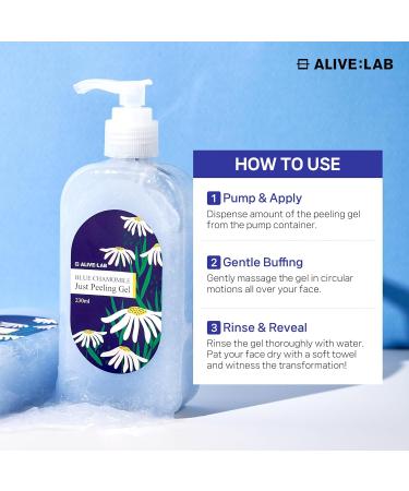 ALIVELAB Gentle Exfoliating Face Peeling Gel | Water-Based Face Scrub with Chamomile Extract | Best Skincare for All Skin Types (7.8 fl. oz) - Shop Internationally - Buy Online on SooperMarket.com