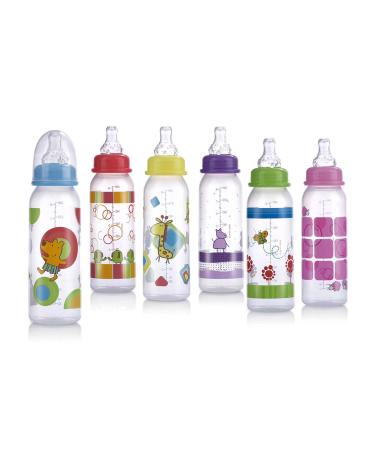 Nuby Printed Non-Drip Bottle  1 Pack of 1 Bottle  8 Ounce  Colors May Vary Colors Vary