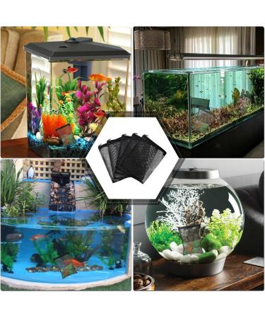 MOZEAT LENS Aquarium Filter Bag - 10 Reusable High Flow Zipper Bags for Activated Carbon & Bio-Ball - Black Network Filter Bags for Optimal Water Filtration - Buy Online on SooperMarket.com