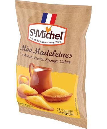 St Michel Mini Madeleines Traditional French Sponge Cakes 250g - Buy Online on SooperMarket.com