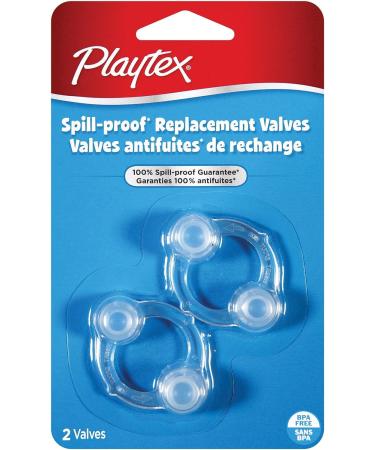 Playtex Spill-Proof Cup Replacement Valves - 2 Count (1 Pack) - Buy Online on SooperMarket.com